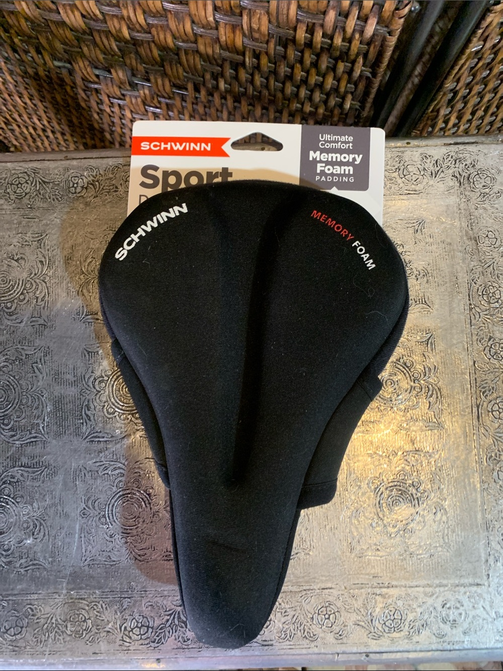 Schwinn Black Memory Foam Sport Bike Seat Cover